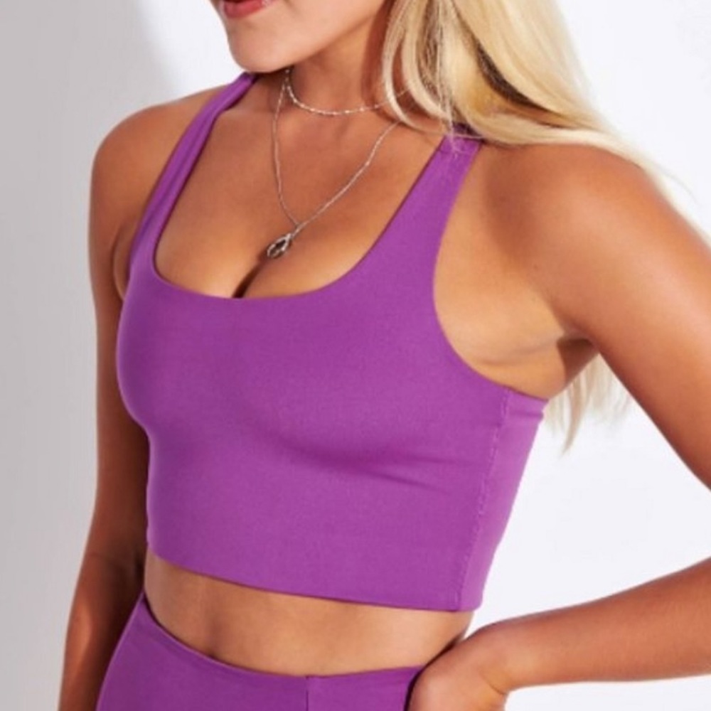 Girlfriend Collective Purple Bra